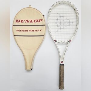 Vintage Dunlop McEnroe Master II Tennis Racquet L2 w/Cover